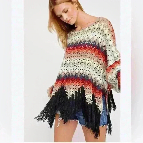 Free People Nadia's Poncho size XS - Picture 1 of 5